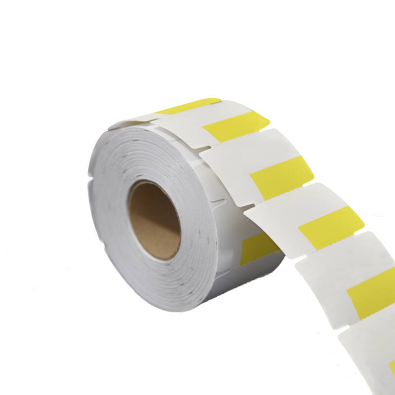 Hyldeforkant 52 x 38 mm, dt, gul/hvid