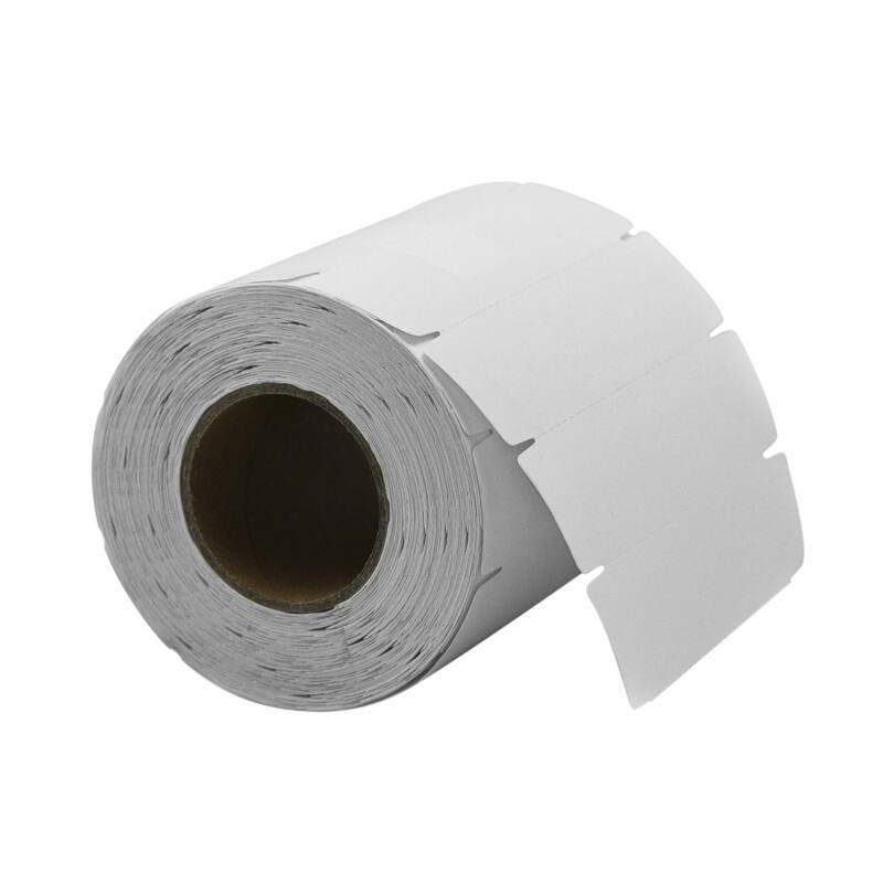 Hyldeforkant 100 x 38 mm, dt, hvid, 900/rulle