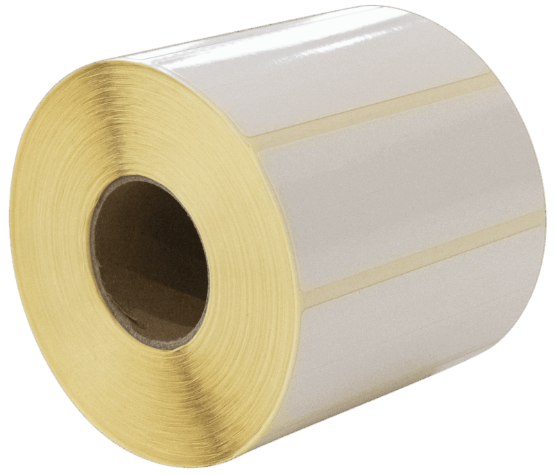 Delfi label 102 x 192mm, direct thermo eco, perm. Klæber,