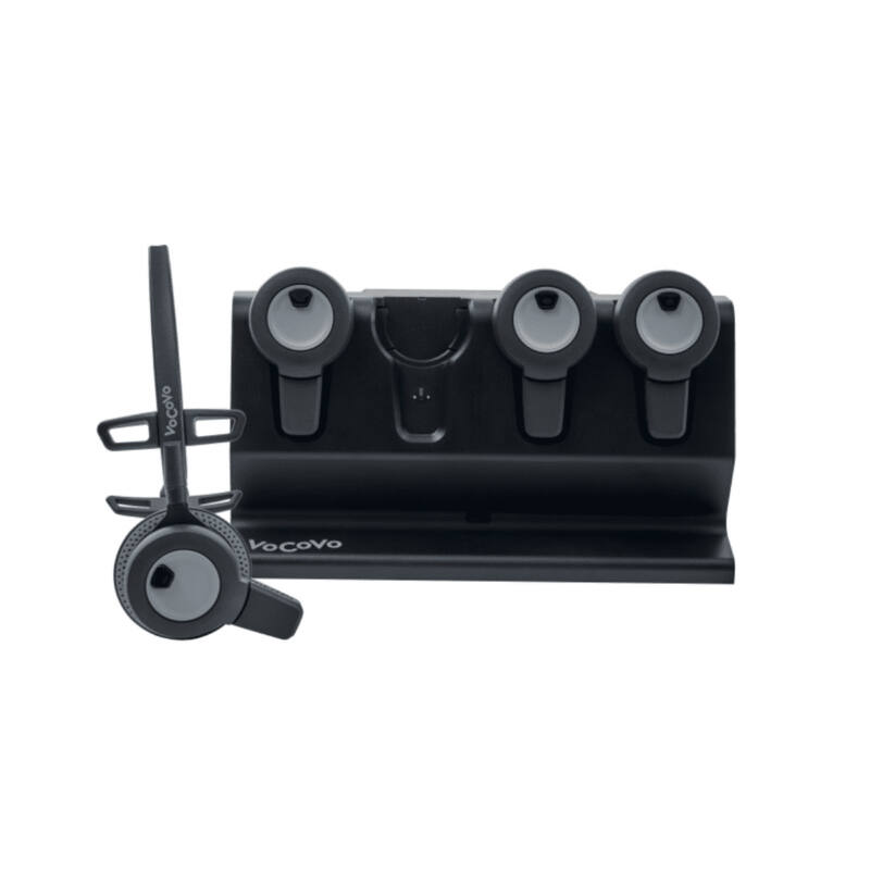 Vocovo link, komplett set med 4 headsets och dockningsstation