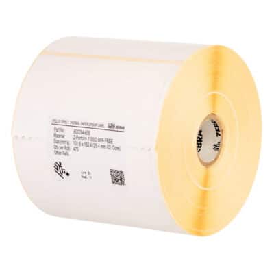 Zebra Label, Paper, 89x38mm, Thermal Transfer, Z-Perform 1000T, Uncoated, - Image 1