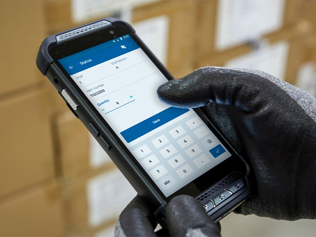 Handheld-Terminal-Lösung für Uniconta