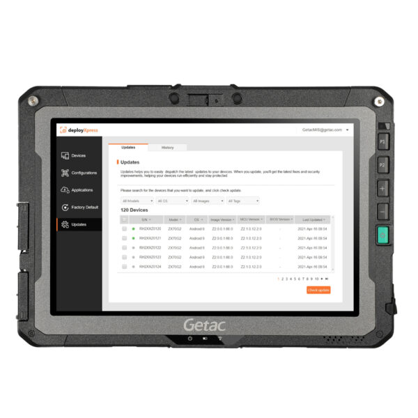 Getac ZX10, Android, 10.1", Wi-Fi + BT, 4GB/64GB, – Bild 10
