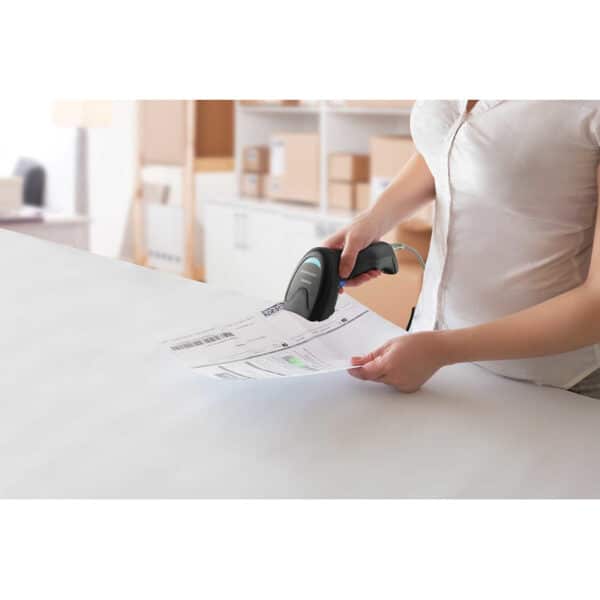 Datalogic QuickScan I QD2220, Linear Imager, USB-only, Black - Image 3