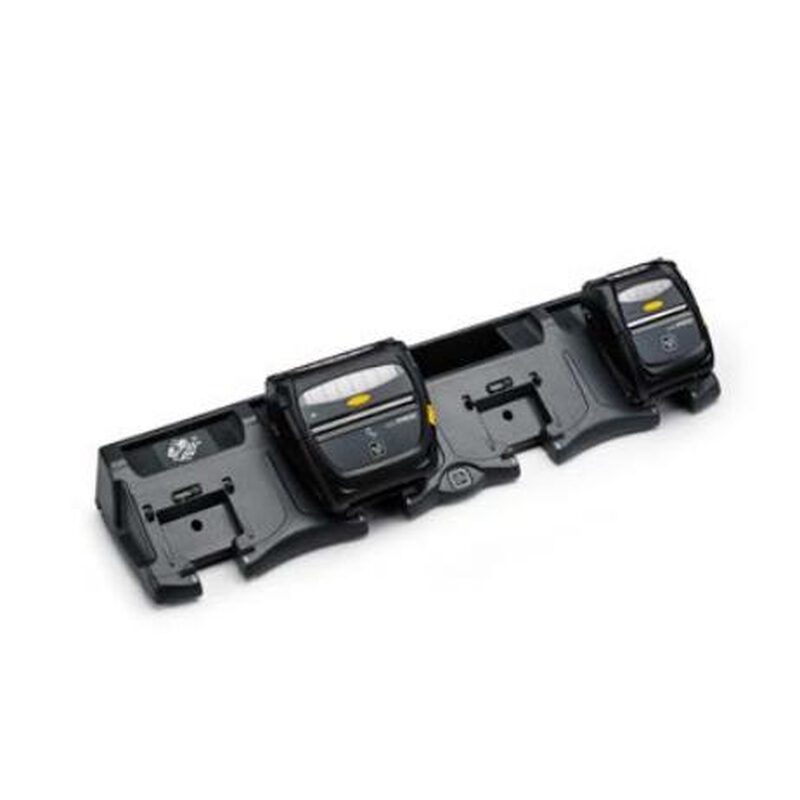 Zebra 4-slots charging station, incl. : power supply, power cord (eu), fits for: zq500 series