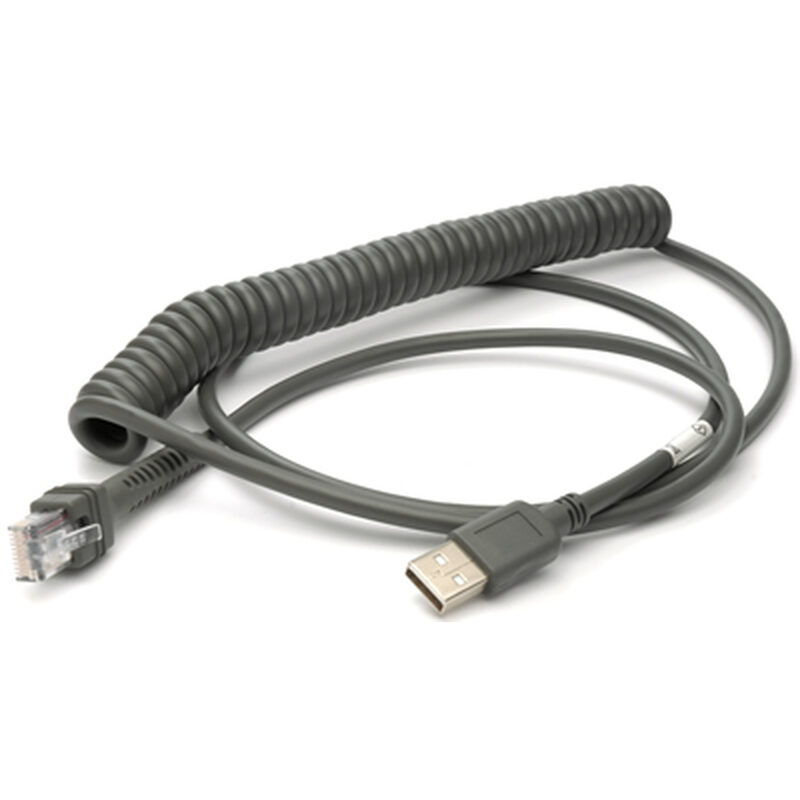 Datalogic USB typ A spiralkabel 2,4 m