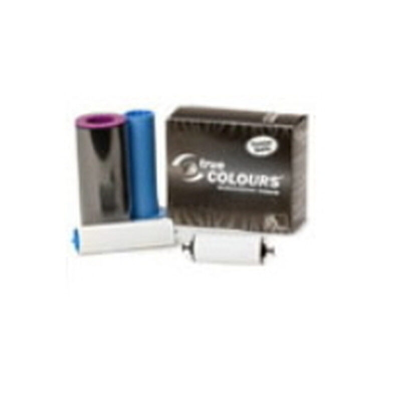 Zebra Farbband, Mono -Weiß, 58mmx130m(2.28inx426ft), 1500 Bilder, ZC100/ZC300, EMEA