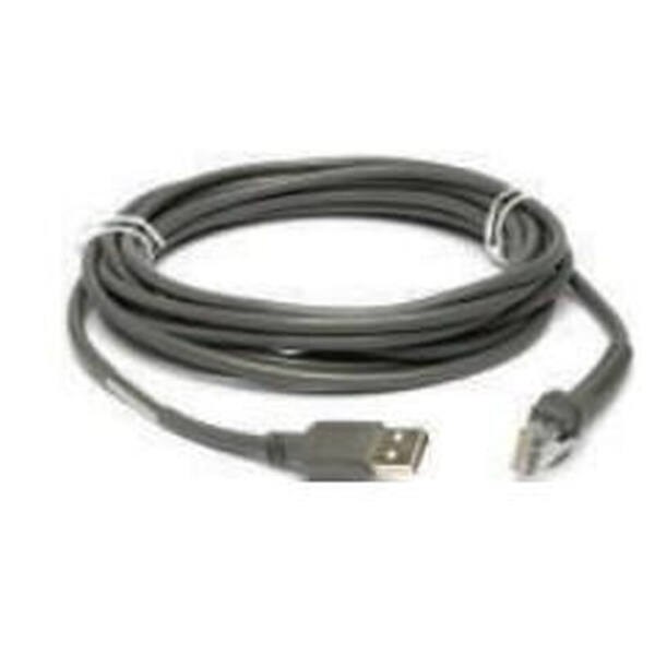 Zebra cable - shielded usb: serie a stecker, 15ft. – bild 1