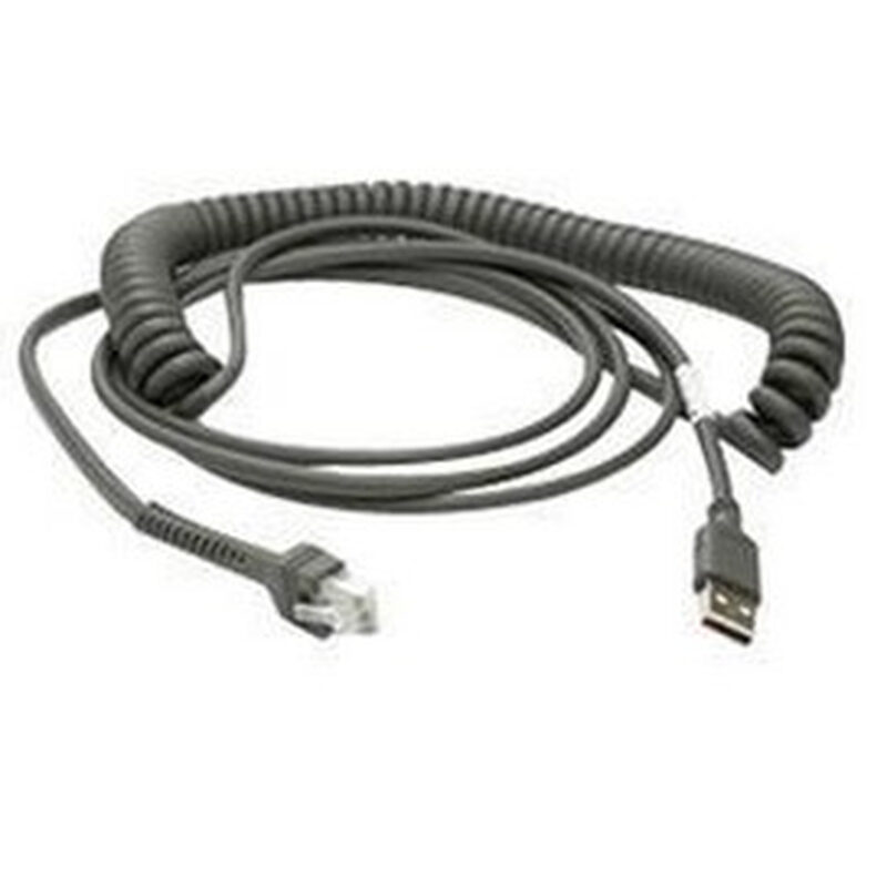 Zebra USB-Kabel, gewendelt, 2,8 m