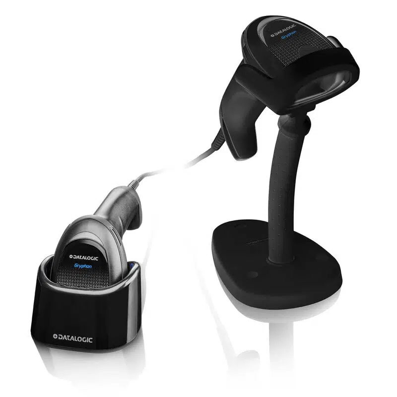 Datalogic Gryphon GM4500, 2D MP Imager, High Density, 433 MHz, Wireless Charging, Schwarz