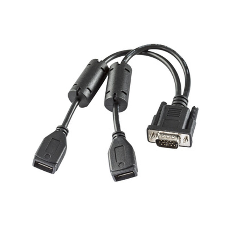 Honeywell VM3 USB Y-KABEL - D15 MALE ZU ZWEI USB TYPE A PLUG (HOST), 10 INCH
