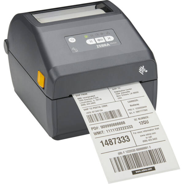 Zebra zd421, thermotransfer-kartuschendrucker, 300 dpi, usb, usb-host, modularer konnektivitätssteckplatz – bild 1