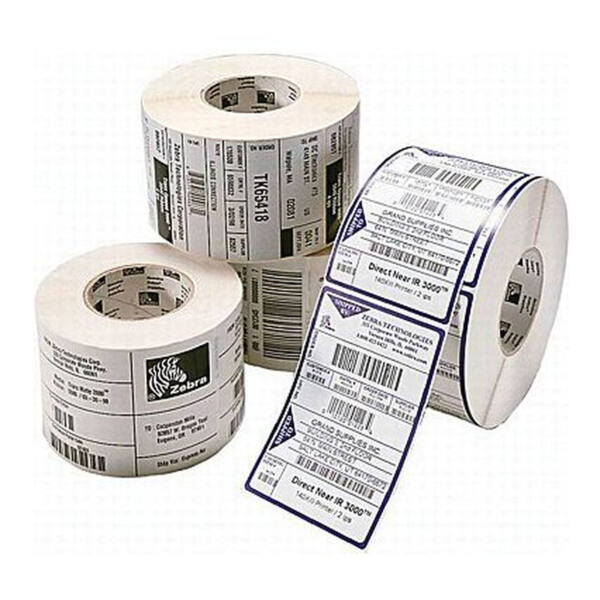Zebra label 102 x 76mm, tt, poly 3000t, glossy, rolls/box: 4 - image 1