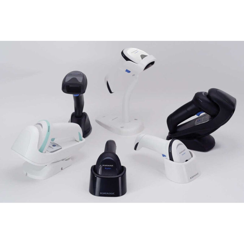 Datalogic Gryphon GBT4500 Handheld Barcode Scanner – Wireless 1D/2D, High Density, IP52, With Base
