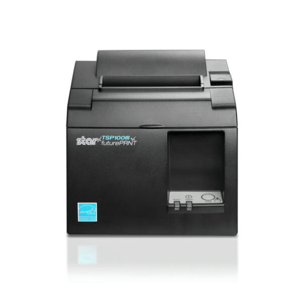 Star micronics, tsp143iiiu usb grau eu&uk quittungsdrucker mit allem zubehör im karton. – bild 1