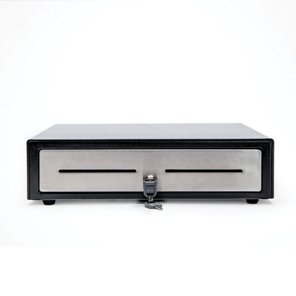 Star cd4-1416bkss48 14in black cash drawer with ss front 4 bill 8 coin - image 2