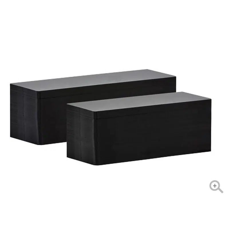 Evolis PVC-Rohlinge, lange Karten – matt schwarz