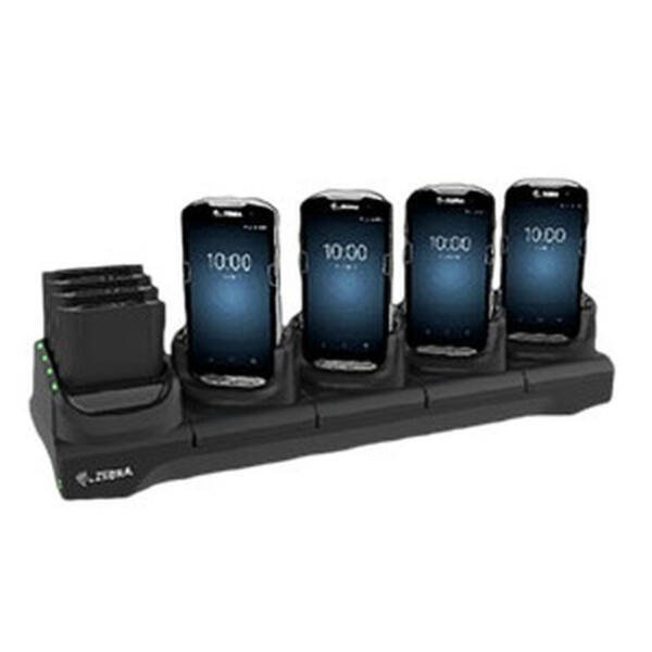 Zebra tc5x 4-slot charger cradle + 4-slot battery - image 1