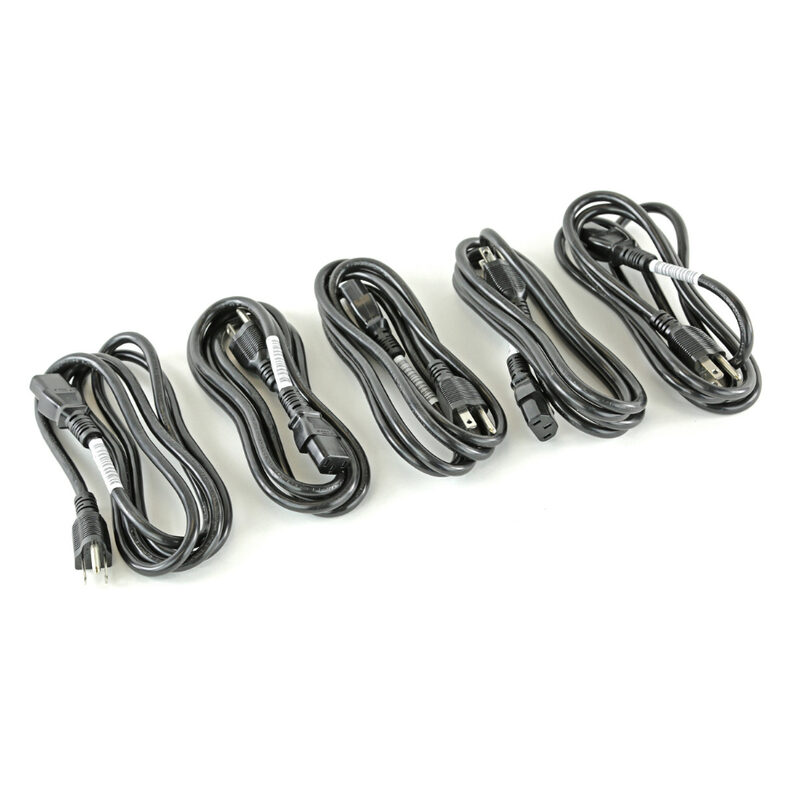 Zebra KIT, Netzkabel, U.S. 120V IEC320C13 (Satz mit 5 Stück)