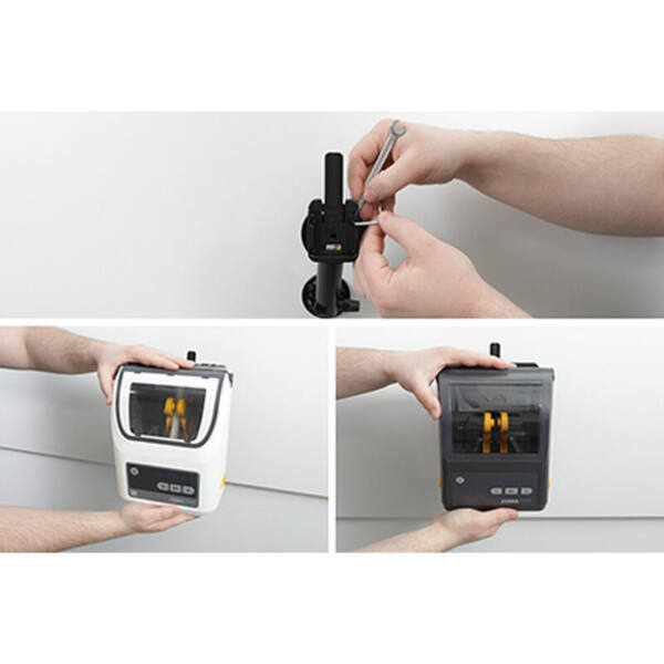 Brodit wandhalterung mit multimoveclip, passend für: zd621, zd620, zd421, zd420 – bild 3