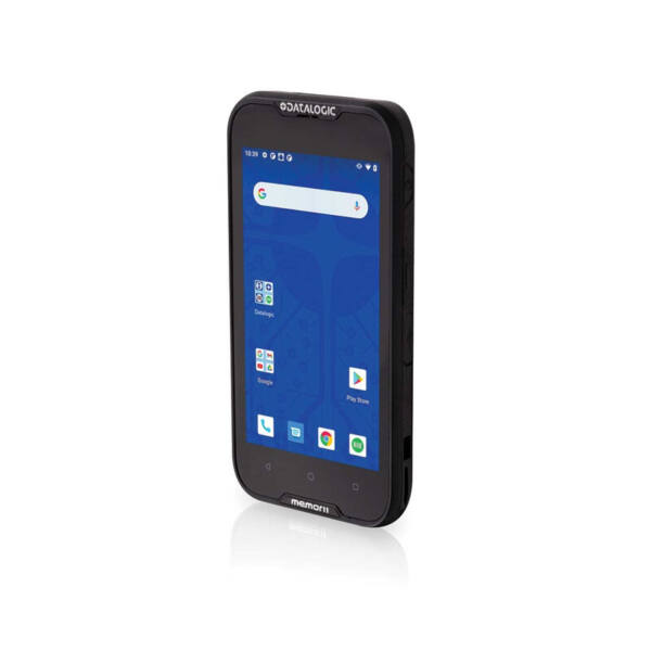 Datalogic memor 11, green spot, 2d, 12,7 cm (5''), gps, gun, usb-c, bt, wi-fi, nfc, android, kit (usb), gms, svart - bild 1