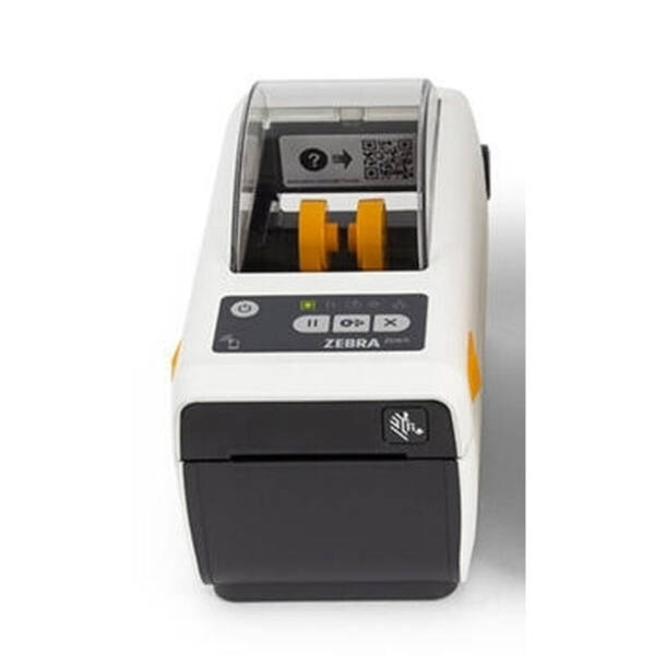 Zebra zd611-hc, 8 prikker/mm (203 dpi), usb, bt (ble), ethernet, eplii, zplii, kit (usb), hvid - billede 1
