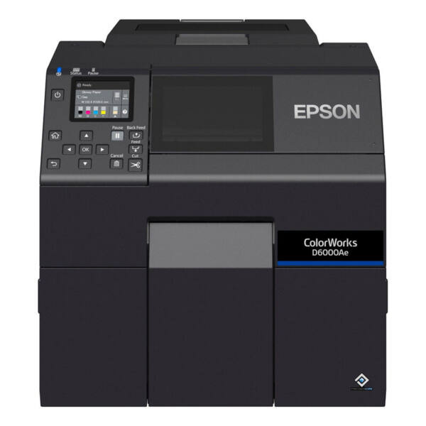 Colorworks d6000 dye inc, skærer, disp. , usb, ethernet, sort - billede 5