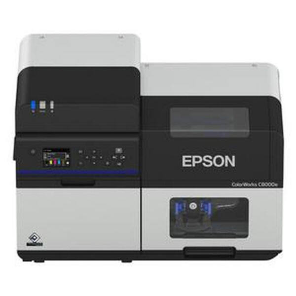 Epson colorworks c8000e, mat sort blæk, skærer, display, usb, ethernet, kit (usb), sort, grå - billede 4