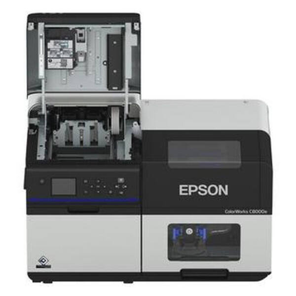Epson colorworks c8000e, skærer, disp. , usb, ethernet, kit (usb), sort, grå - billede 4