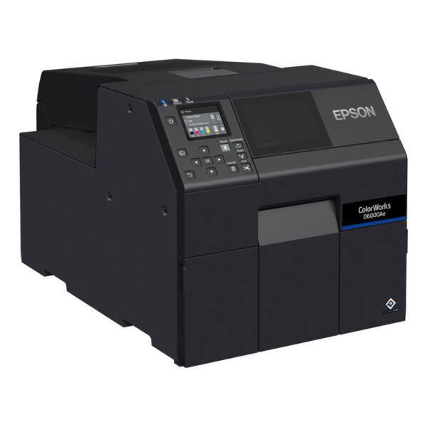 Colorworks d6000 dye inc, skærer, disp. , usb, ethernet, sort - billede 4