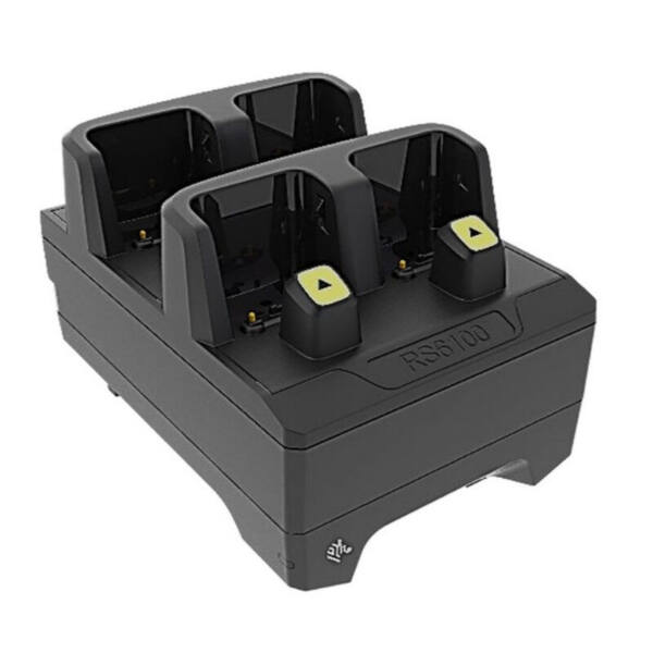 Zebra 4-facks laddare - bild 1