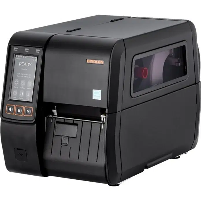 Bixolon XT5-40, 8 punkter/mm (203 dpi), display (farve), RTC, USB, USB Host, RS232, Ethernet, sort