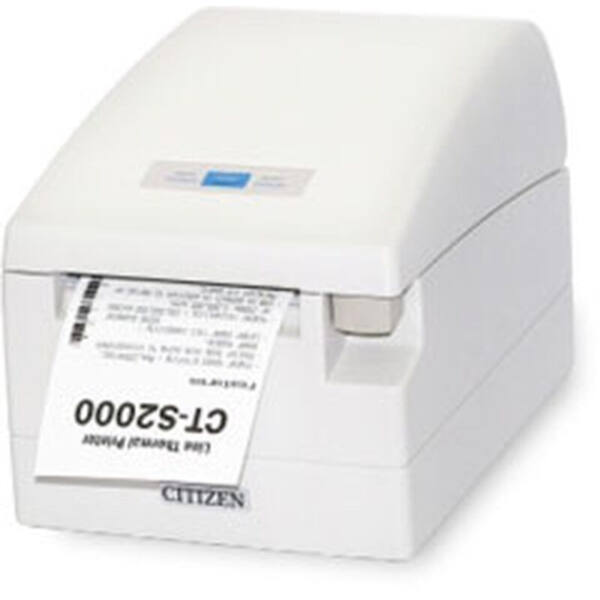 Citizen ct-s2000/l, usb, rs232, 8 dots/mm (203 dpi), hvid Citizen ct-s2000/l, usb, rs232, 8 dots/mm (203 dpi), hvid - billede 1