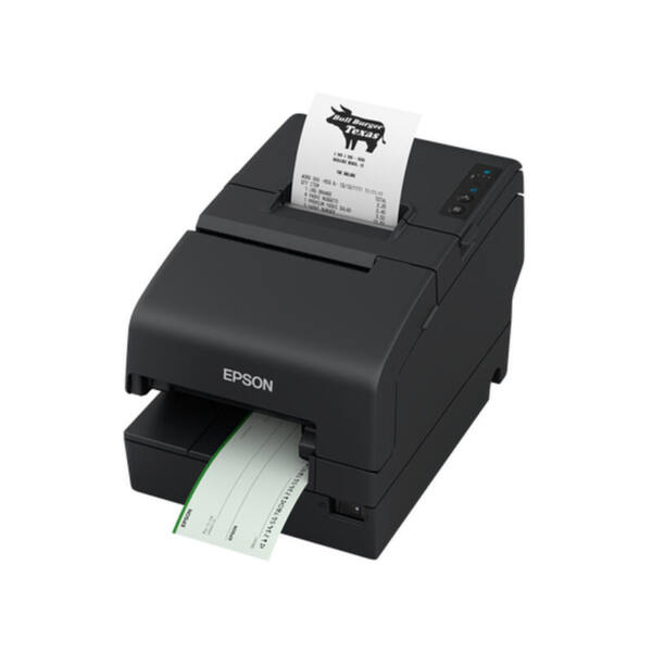 Epson tm-h6000vi, cutter, usb, rs232, ethernet, opos, sort - billede 1