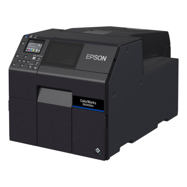 Colorworks d6000 dye inc, skærer, disp. , usb, ethernet, sort - billede 2