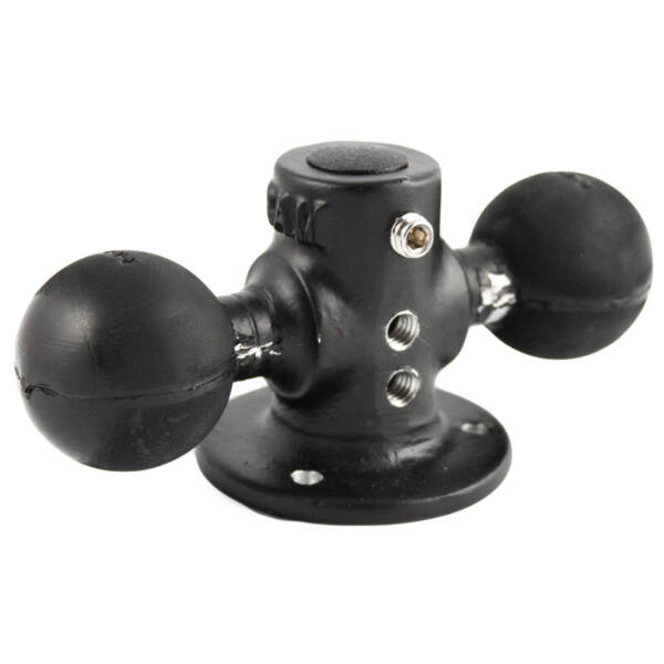 Ram mounts round double ball base - image 1