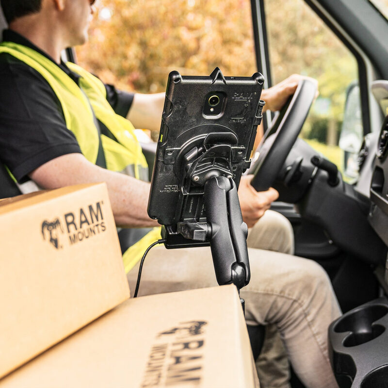 Ram mounts gds uni-conn charging dock - 2-hole amps pattern - usb-c connector - screw set 78d4f2d51d1f7cc89182c6007c507ab2