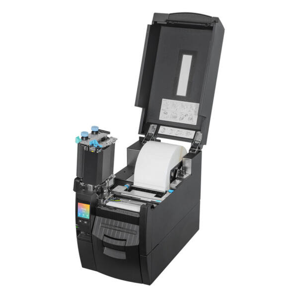 Citizen cl-s700iiir, 8 punkte/mm (203 dpi), schäler, rückspulen, dual-if, eplii, zplii, datamax, schwarz – bild 2