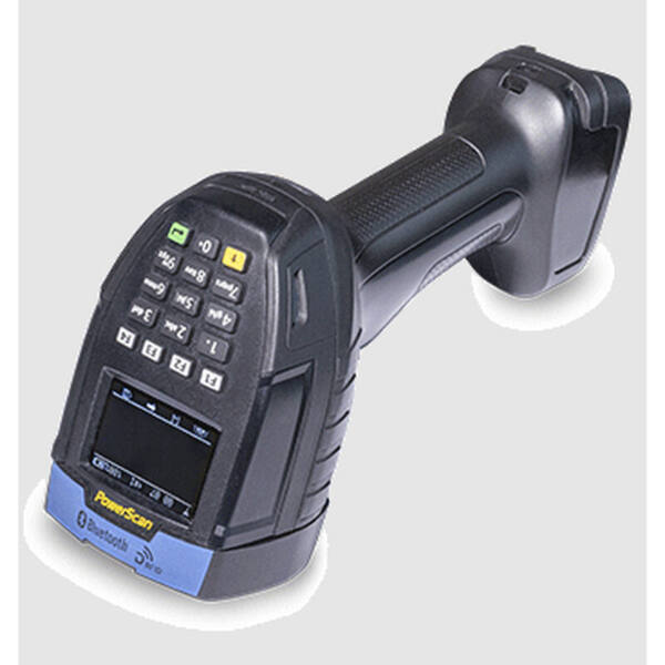 Datalogic powerscan 9600 rfid, uhf (865 mhz - 868 mhz), bt, 2d, rfid, dc, bt, multi-if, rb, black, blue Datalogic powerscan 9600 rfid, uhf (865 mhz - 868 mhz), bt, 2d, rfid, dc, bt, multi-if, rb, black, blue - image 1