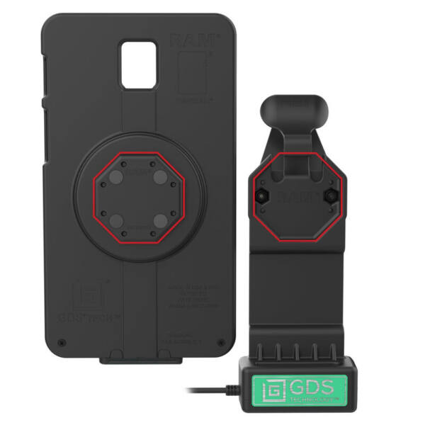 Ram mounts gds uni-conn charging dock - 2-hole amps pattern - usb-c connector - screw set Ram mounts gds uni-conn charging dock - 2-hole amps pattern - usb-c connector - screw set - image 3