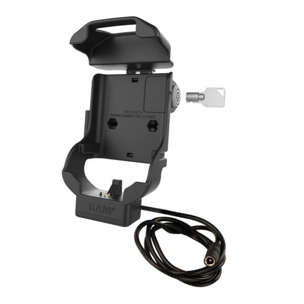 Ram mounts formtilpasset holder (med nøglelås) til zebra tc70/75, tc72/77 - billede 2