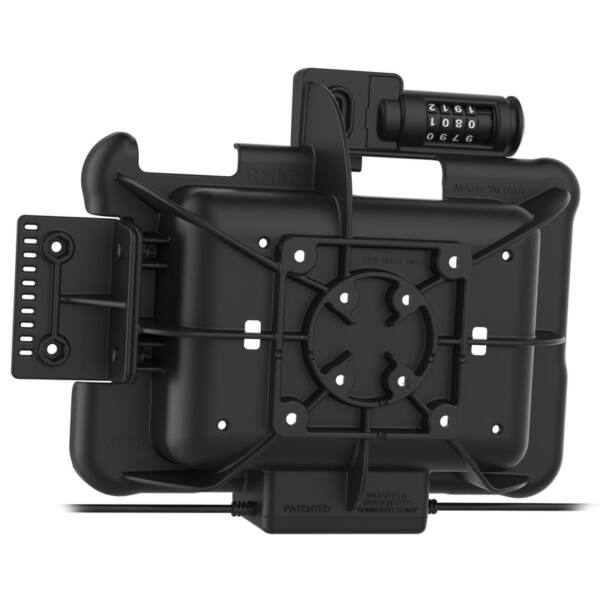 Ram mounts formtilpasset holder (kombinationslås) til zebra et51/56 (8") - billede 3