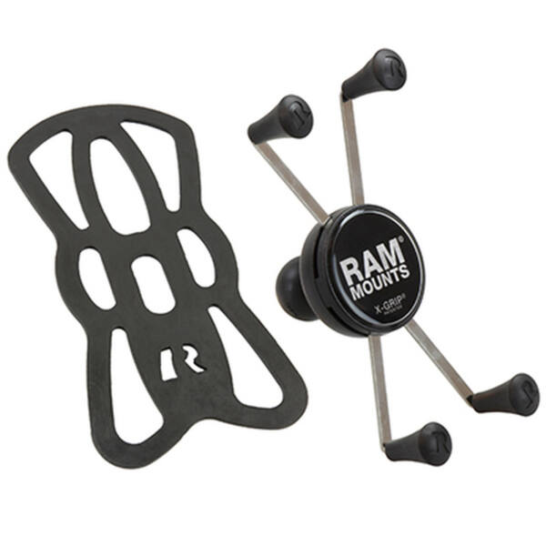 Ram mounts x-grip holder til smartphones – op til 114,3 mm bredde – med b-kugle (1") - billede 1