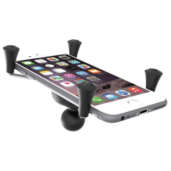 Ram mounts x-grip holder til smartphones – op til 114,3 mm bredde – med b-kugle (1") - billede 4