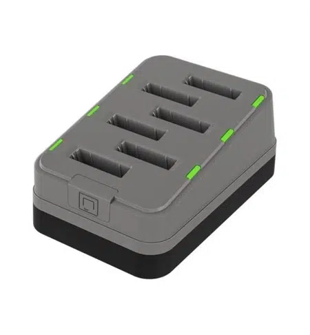 Zebra battery charging station, 6 slots