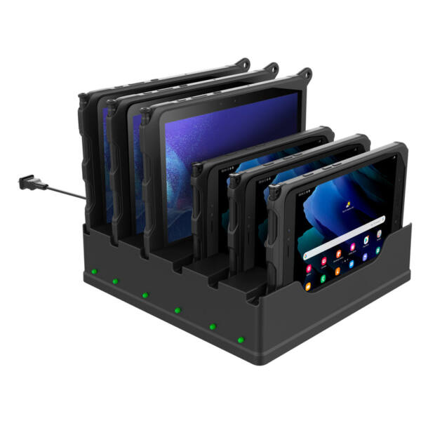 Ram mounts 6-vejs skrivebords-ladestation - billede 2