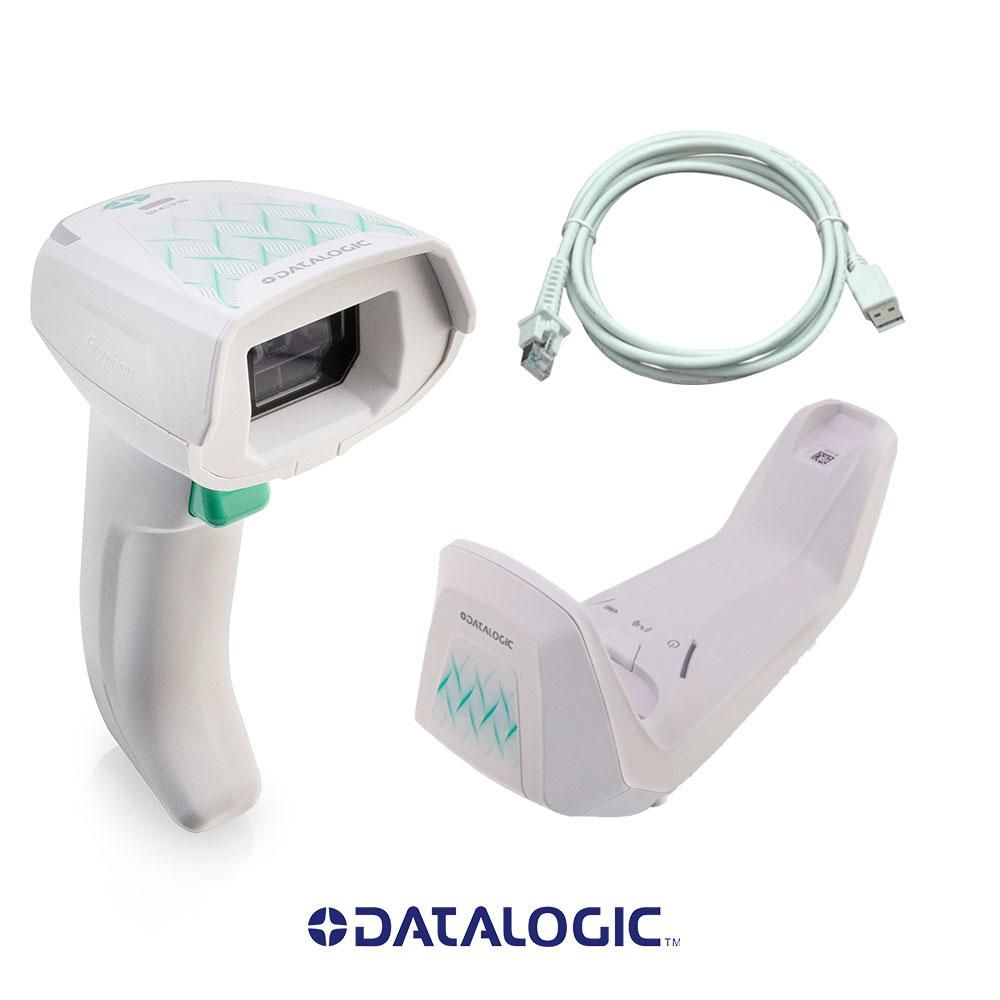 Datalogic Gryphon GBT4600 HC, BT, 2D, HP, BT (BLE), kit (USB), Qi, white
