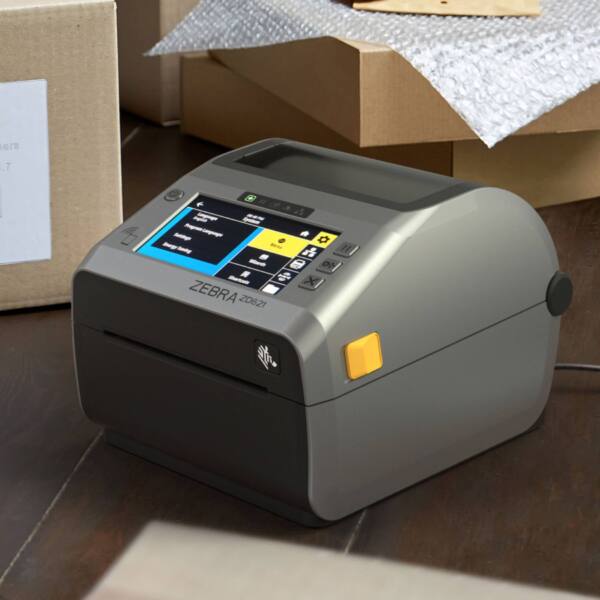 Zebra zd621, 8 dots/mm (203 dpi), rtc, usb, usb host, rs232, bt, ethernet, wi-fi, kit (usb), grey - image 1