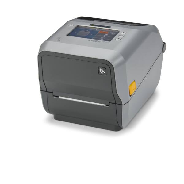 Zebra zd621t, 12 punkte/mm (300 dpi), display (farbe), rtc, usb, usb host, rs232, bt, ethernet, wi-fi, kit (usb), grau – bild 1