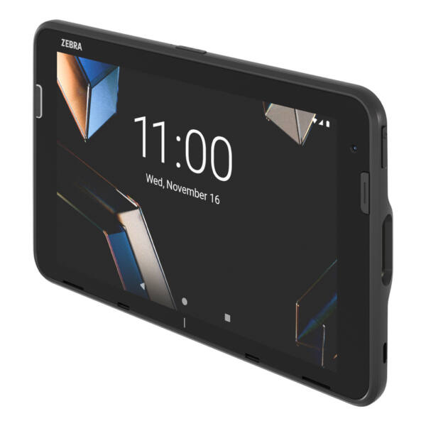 Zebra et401, 2d, sr500, 20. 3 cm (8''), gps, usb-c, bt, wi-fi (wi-fi 7), esim, 5g, nfc, android, gms, rb, schwarz – bild 3